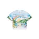 Casablanca Aloha Cropped Baby Tee | T-Shirt | Luxury Shoes 