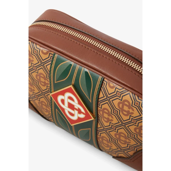 Casablanca Beige Monogram Crossbody Bag | Shoulder & Crossbody Bags | Luxury Shoes 