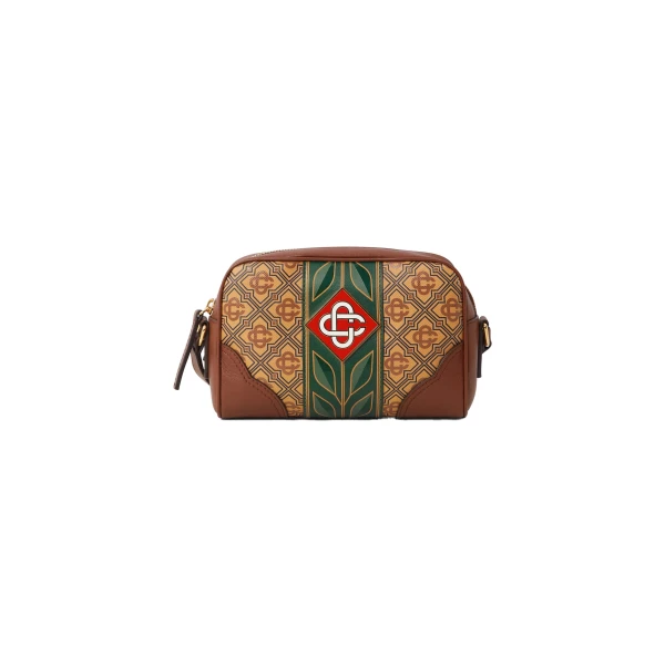 Casablanca Beige Monogram Crossbody Bag | Shoulder & Crossbody Bags | Luxury Shoes 