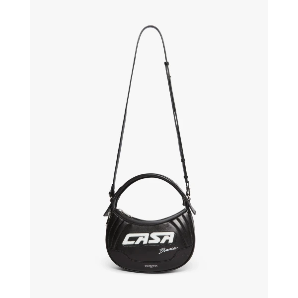 Casablanca Black Biker Bag | Shoulder & Crossbody Bags | Luxury Shoes 