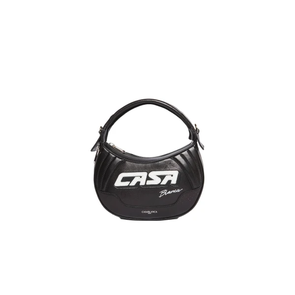 Casablanca Black Biker Bag | Shoulder & Crossbody Bags | Luxury Shoes 