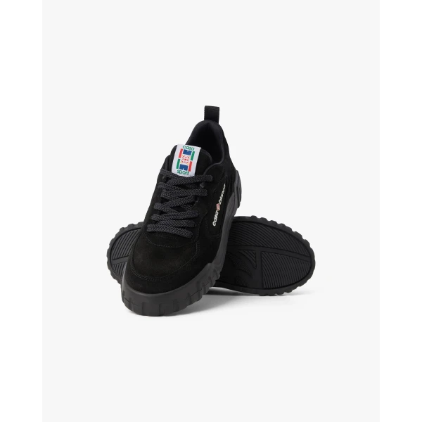 Casablanca Black Court Sneaker | Sneakers | Luxury Shoes 