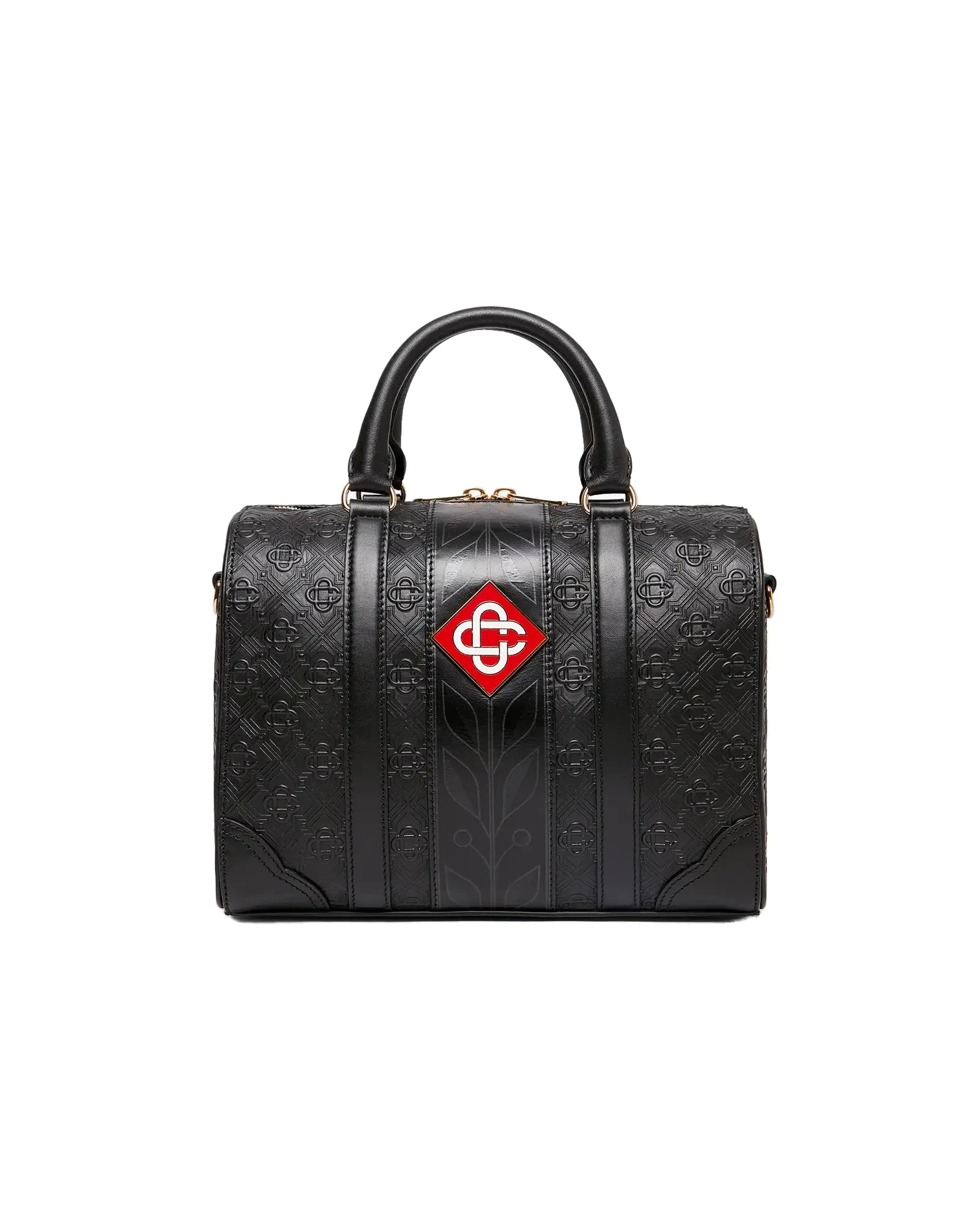 Casablanca Black Mini Monogram Weekender Bag Casablanca Black Mini Monogram Weekender Bag | Totes & Top-Handle Bags | Luxury Shoes