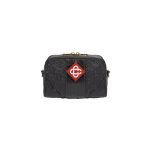 Casablanca Black Monogram Crossbody Bag | Shoulder & Crossbody Bags | Luxury Shoes 