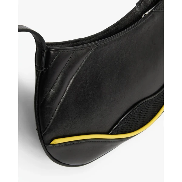 Casablanca Black Slim Biker Bag | Shoulder & Crossbody Bags | Luxury Shoes 