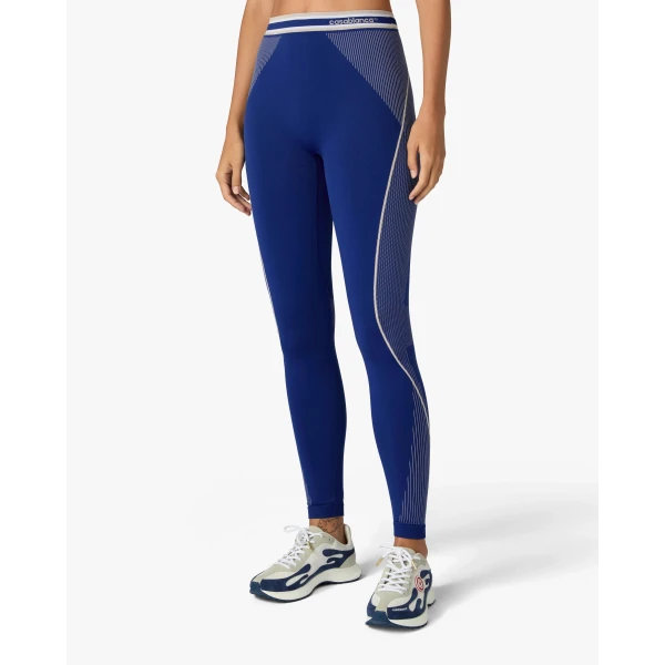 Casablanca Blue Seamless Leggings | Leggings | Luxury Shoes 