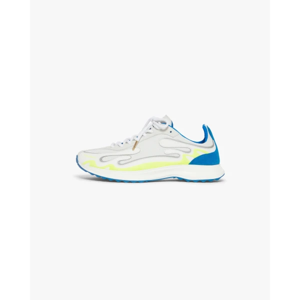 Casablanca Blue and Lime Stade Sneaker | Sneakers | Luxury Shoes 
