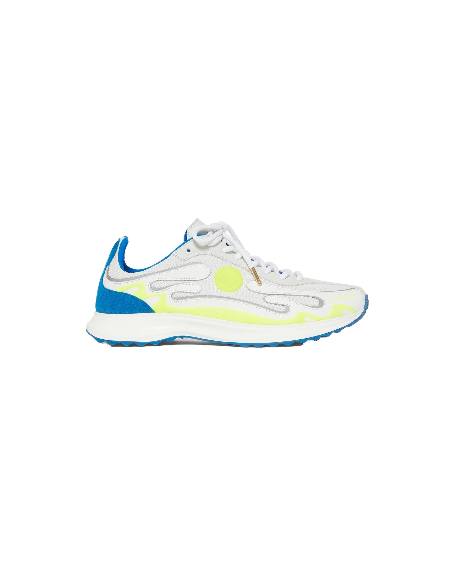 Casablanca Blue and Lime Stade Sneaker Casablanca Blue and Lime Stade Sneaker | Sneakers | Luxury Shoes