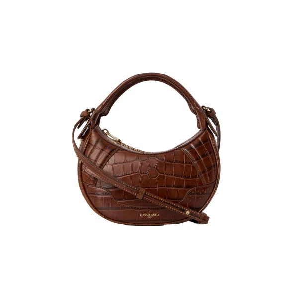 Casablanca Brown Biker Bag | Shoulder & Crossbody Bags | Luxury Shoes 
