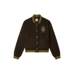 Casablanca Brown Celestial Pyramid Wool Varsity Jacket | Jackets | Luxury Shoes 
