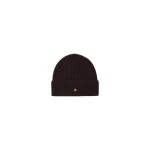 Casablanca Brown Classic Ribbed Knit Beanie | Hats | Luxury Shoes 