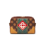 Casablanca Brown Monogram Crossbody Bag | Shoulder & Crossbody Bags | Luxury Shoes 