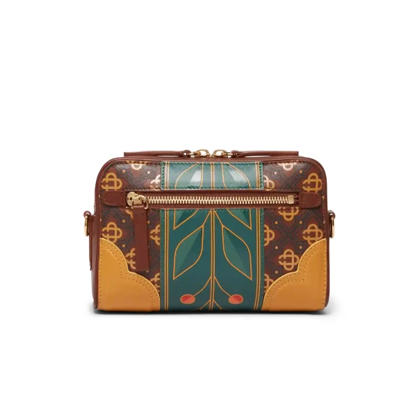 Casablanca Brown Monogram Crossbody Bag | Shoulder & Crossbody Bags | Luxury Shoes 