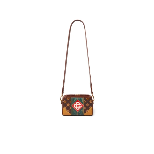 Casablanca Brown Monogram Crossbody Bag | Shoulder & Crossbody Bags | Luxury Shoes 