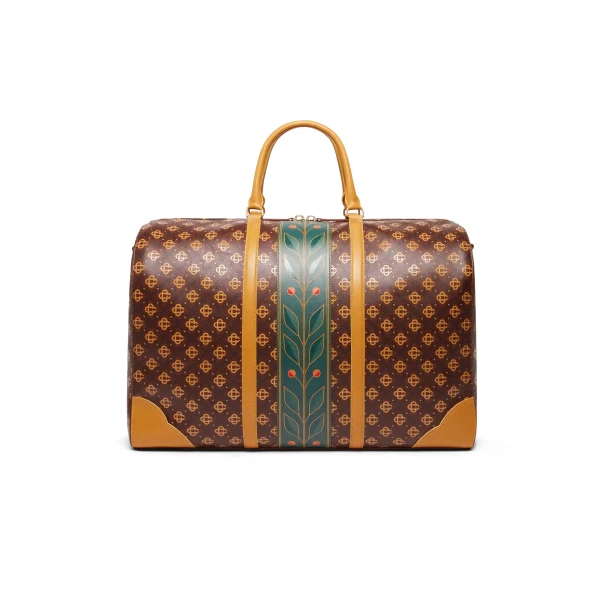 Casablanca Brown Monogram Weekender | Totes & Top-Handle Bags | Luxury Shoes 