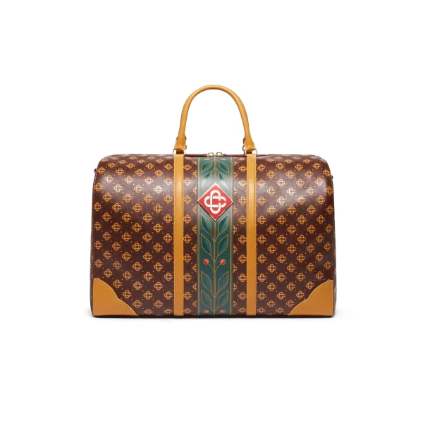 Brown Monogram Weekender
