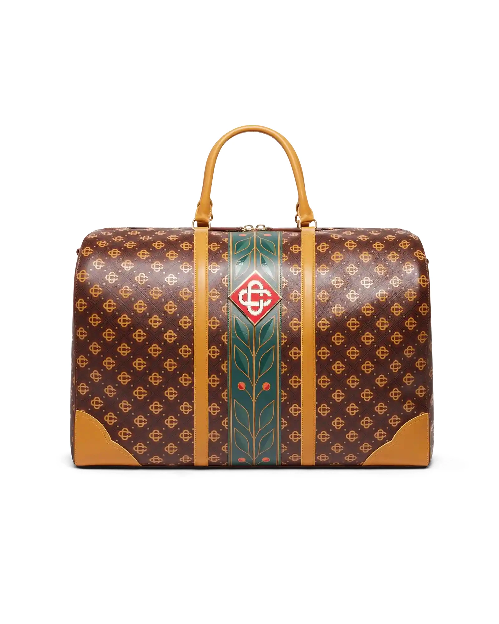Casablanca Brown Monogram Weekender Casablanca Brown Monogram Weekender | Totes & Top-Handle Bags | Luxury Shoes