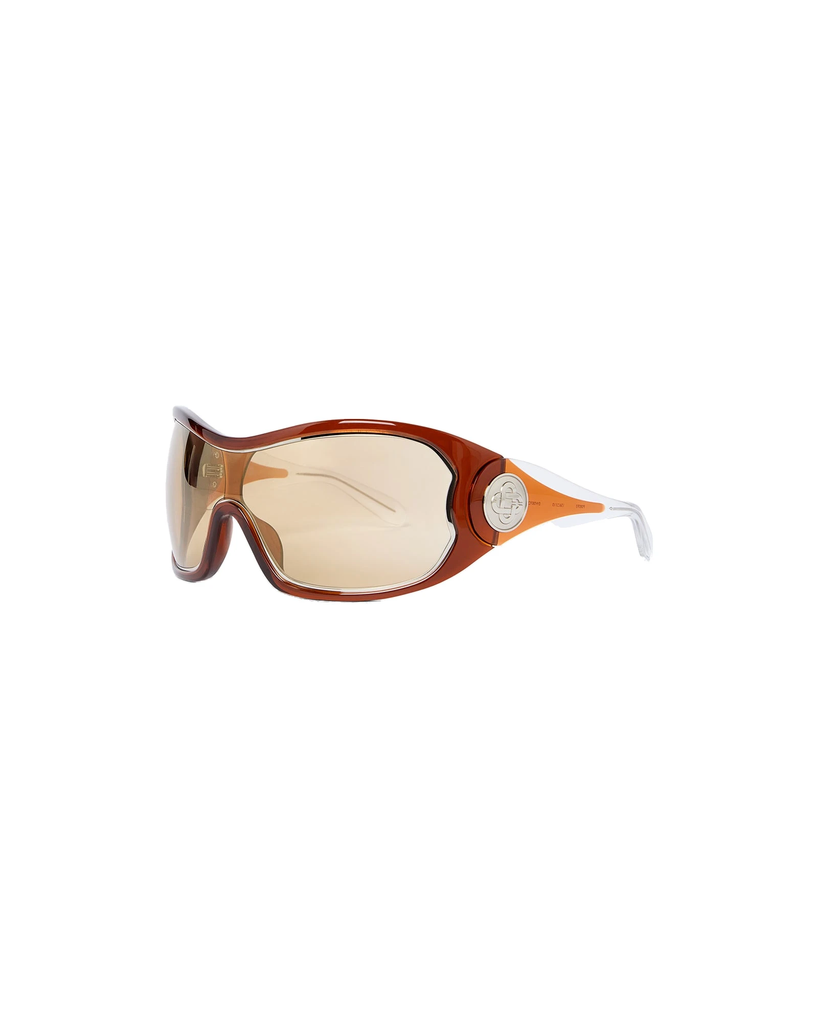 Casablanca Brown Outline Shield Sunglasses Casablanca Brown Outline Shield Sunglasses | Sunglasses | Luxury Shoes