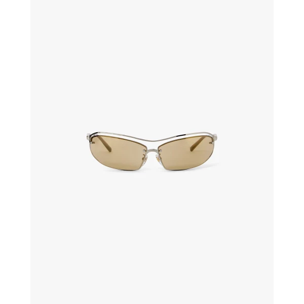 Casablanca Brown Spiral Sunglasses | Sunglasses | Luxury Shoes 
