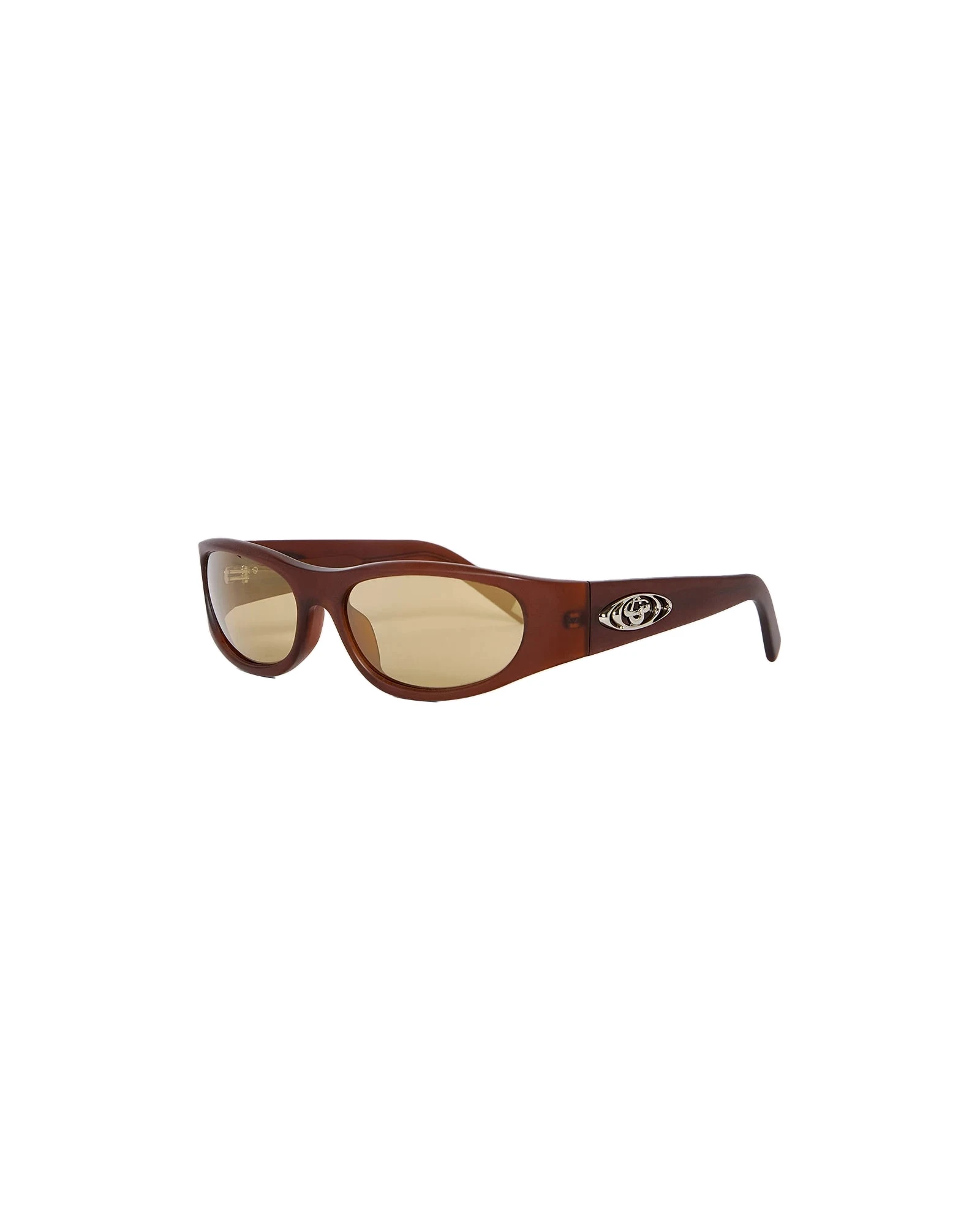 Casablanca Brown Warped Sport Sunglasses Casablanca Brown Warped Sport Sunglasses | Sunglasses | Luxury Shoes