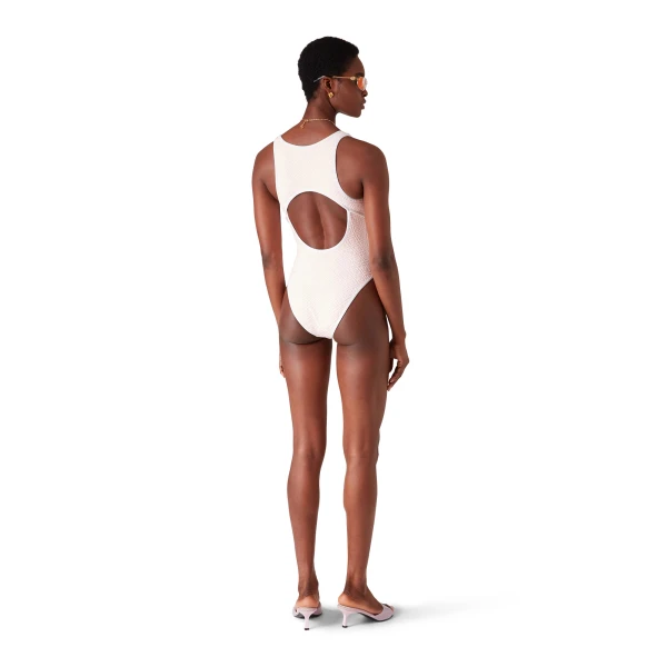 Casablanca Cream Monogram Swimsuit | Swimsuits | Luxury Shoes 