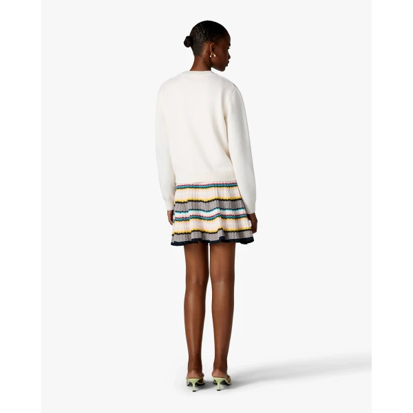 Casablanca Cream Stacked Logo Jumper | Sweater | Luxury Shoes 
