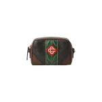 Casablanca Dark Brown Monogram Crossbody Bag | Shoulder & Crossbody Bags | Luxury Shoes 