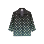 Casablanca Degrade Monogram Long Sleeve Silk Shirt | Shirt | Luxury Shoes 