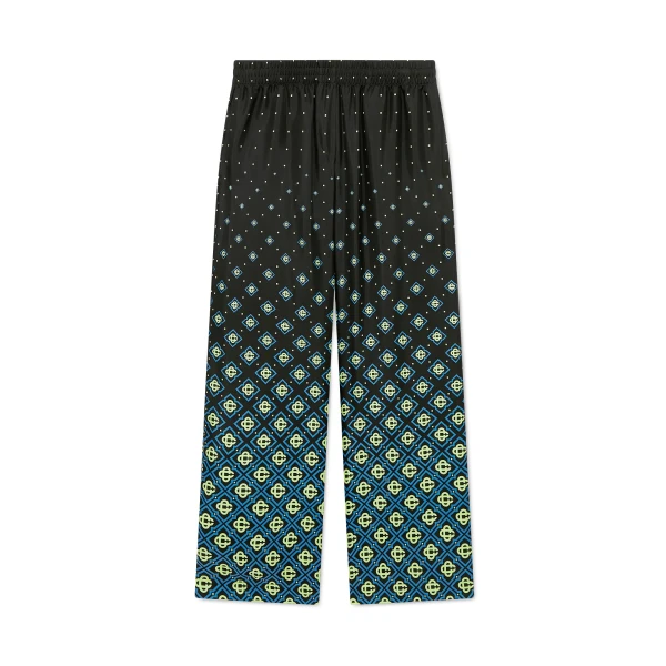 Degrade Monogram Silk Trousers