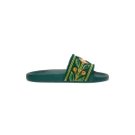 Casablanca Green Laurel Terry Slides | Flip Flops & Slides | Luxury Shoes 
