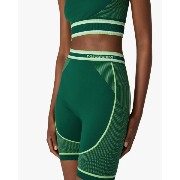 Casablanca Green Seamless Shorts | Shorts | Luxury Shoes 