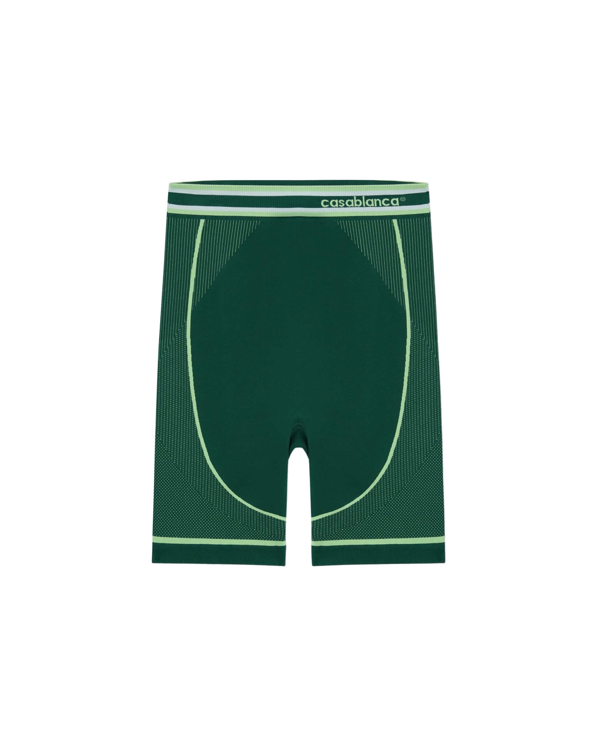 Casablanca Green Seamless Shorts Casablanca Green Seamless Shorts | Shorts | Luxury Shoes