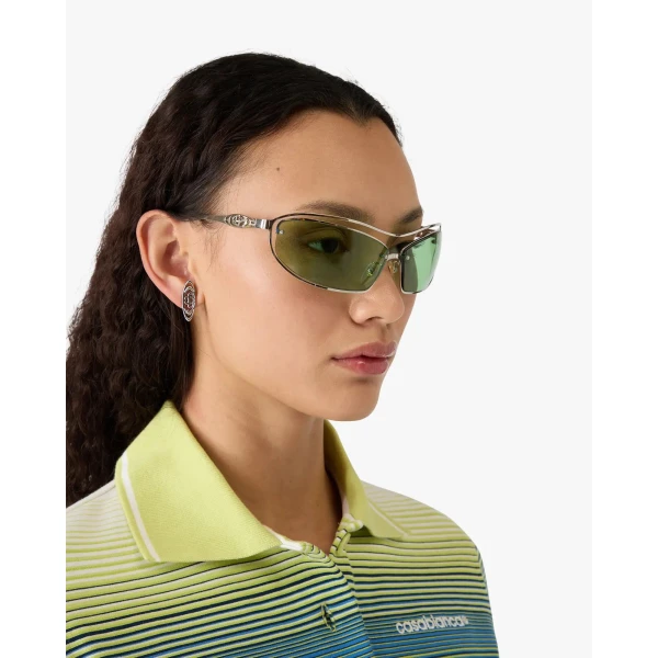 Casablanca Green Spiral Sunglasses | Sunglasses | Luxury Shoes 