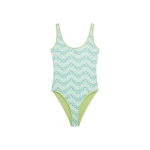 Casablanca Green Wavy Monogram Swimsuit | Swimsuits | Luxury Shoes 
