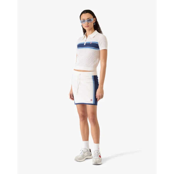 Casablanca Grey Leather Stade Sneakers | Sneakers | Luxury Shoes 