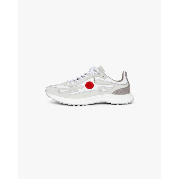 Casablanca Grey Leather Stade Sneakers | Sneakers | Luxury Shoes 