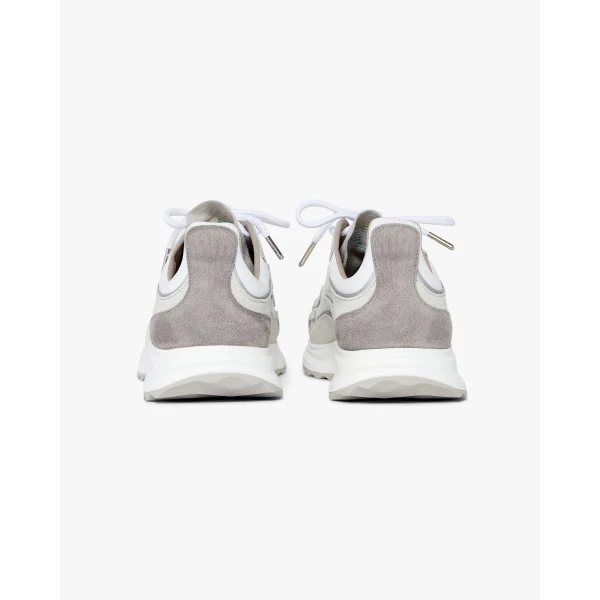 Casablanca Grey Leather Stade Sneakers | Sneakers | Luxury Shoes 
