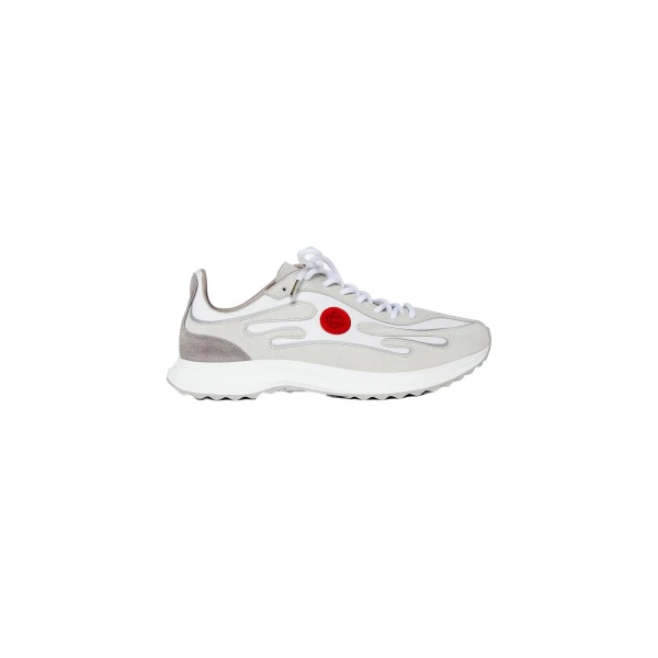 Grey Leather Stade Sneakers