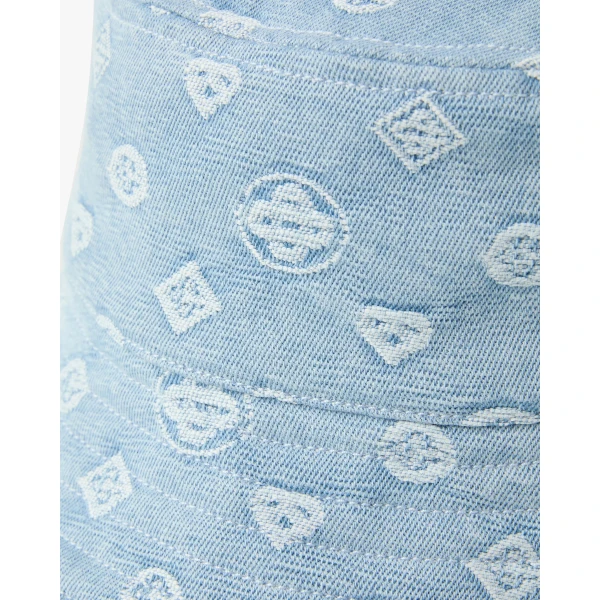 Casablanca Light Blue Denim Bucket Hat | Hats | Luxury Shoes 
