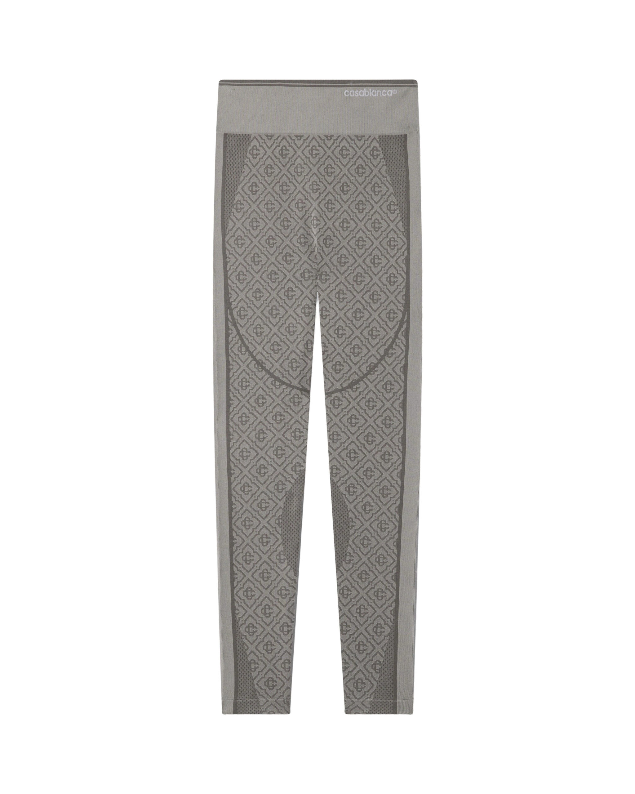 Casablanca Light Grey Seamless Monogram Leggings Casablanca Light Grey Seamless Monogram Leggings | Leggings | Luxury Shoes