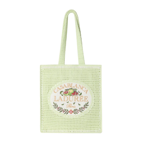 Mint Ladurée x Casablanca Crochet Bag