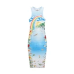 Casablanca Multicolour Aloha Maxi Dress | Long Dresses | Luxury Shoes 
