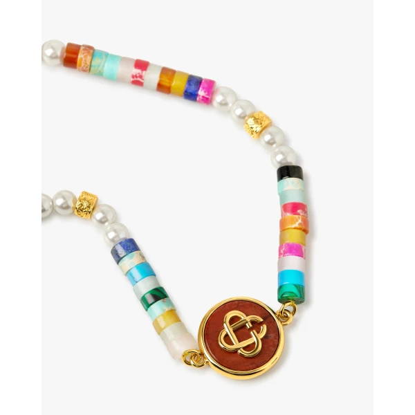 Casablanca Multicolour Bead Necklace | Necklace | Luxury Shoes 