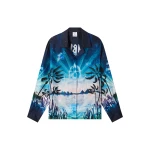 Casablanca Multicolour Crystal Alchemy Long Sleeve Silk Twill Shirt | Shirt | Luxury Shoes 