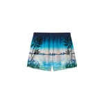 Casablanca Multicolour Crystal Alchemy Silk Twill Shorts | Shorts | Luxury Shoes 