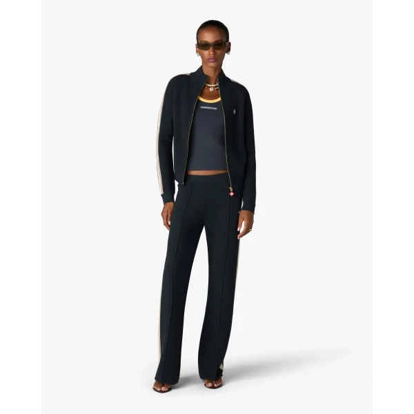 Casablanca Navy Café Culture Wool Track Jacket | Jackets | Luxury Shoes 