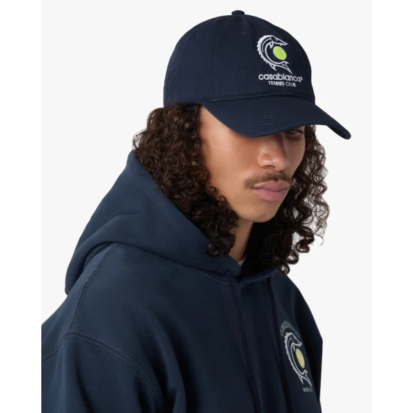 Casablanca Navy Casa Kaspia New York Tennis Club Cap | Hats | Luxury Shoes 