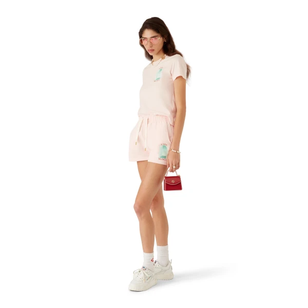 Casablanca Pink L'Arche Sweatshorts | Shorts | Luxury Shoes 