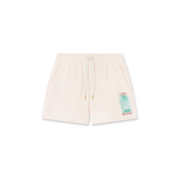 Casablanca Pink L'Arche Sweatshorts | Shorts | Luxury Shoes 
