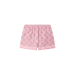 Casablanca Pink Radiating Monogram Silk Shorts | Shorts | Luxury Shoes 